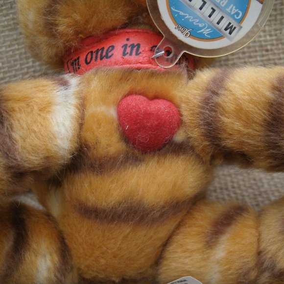 Vintage Orange Tabby Cat Stuffed Toy Morris' Million Cat Rescue 9 Lives - Picture 11 of 16